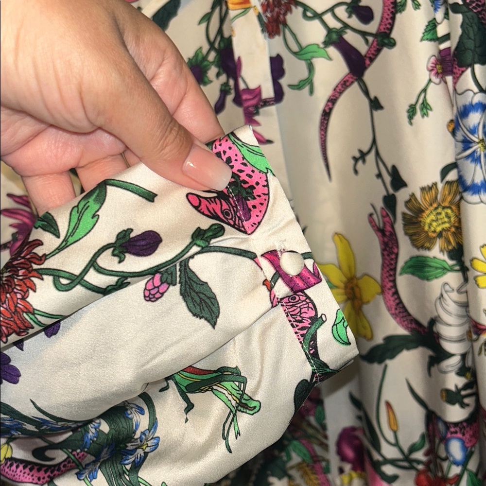 Ellos Floral Women's top/Tunic - Picture 3 of 7